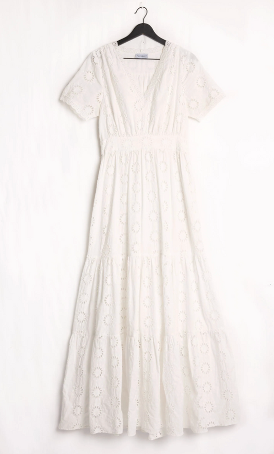 Lykelly Katrine Dress White