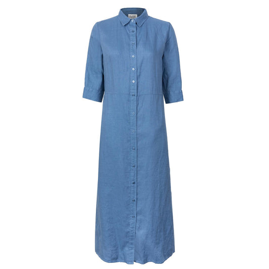 Close to my Heart Leila Midi Dress Washed Blue