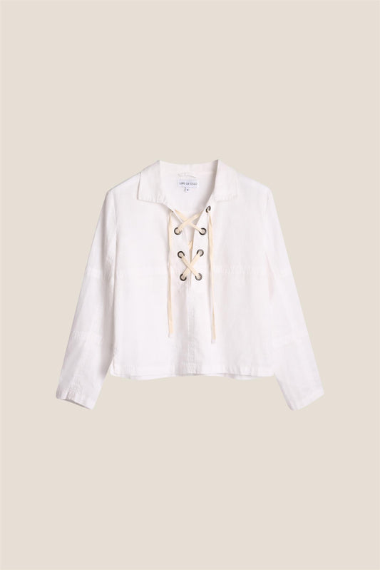 Line of Oslo Cheyenne Linen White