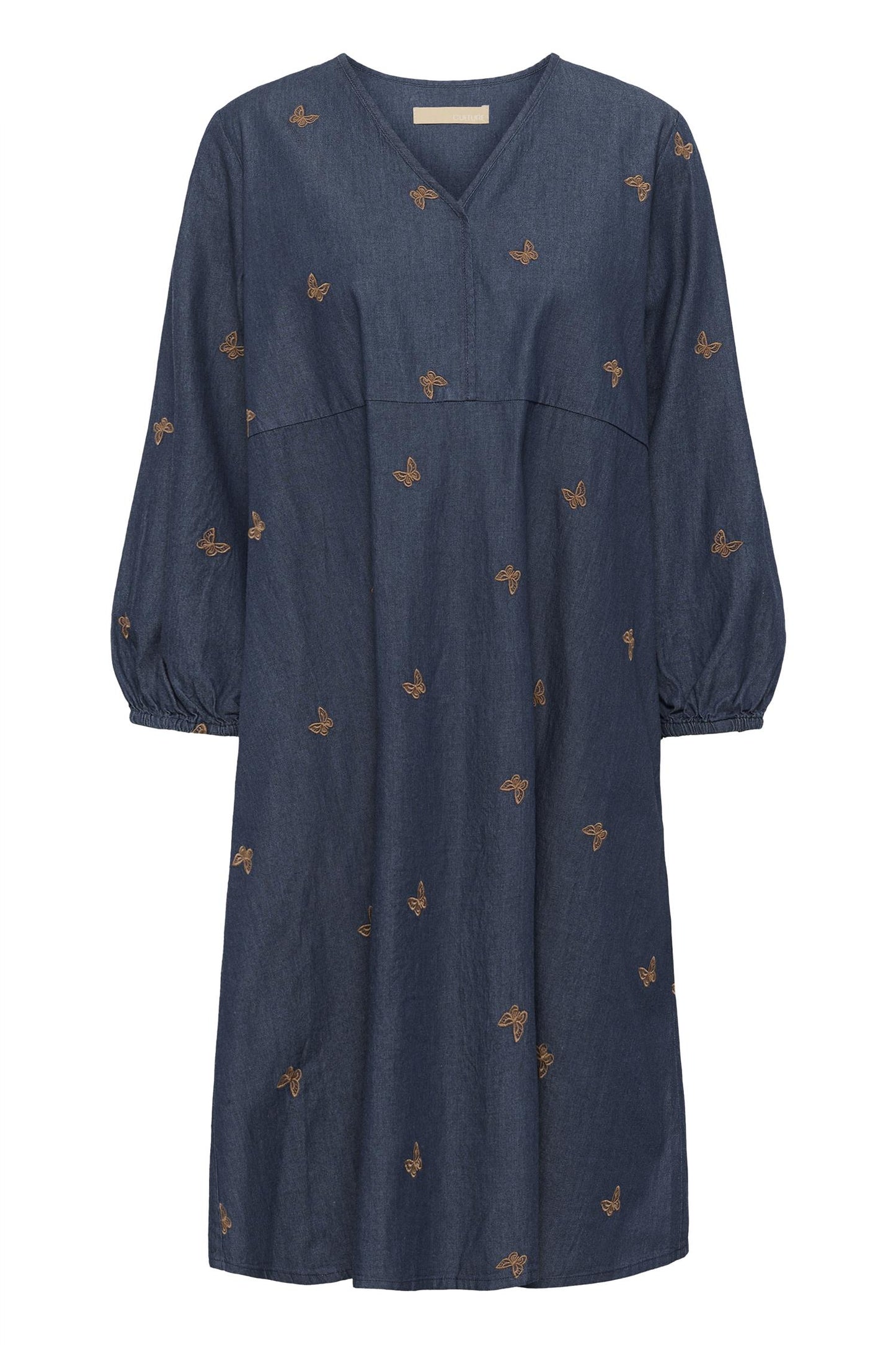 Culture Filipa Michelle Short Dress Rinse Wash