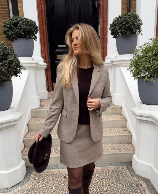Rah Oslo Herringbone Skirt