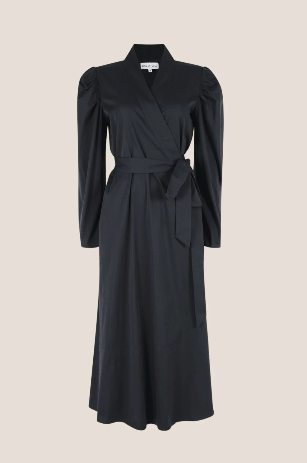 Line of Oslo Scarlett Solid Black