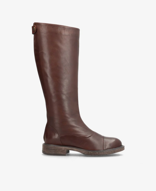 Shoedesign Copenhagen Dahlia Long Ebony Leather