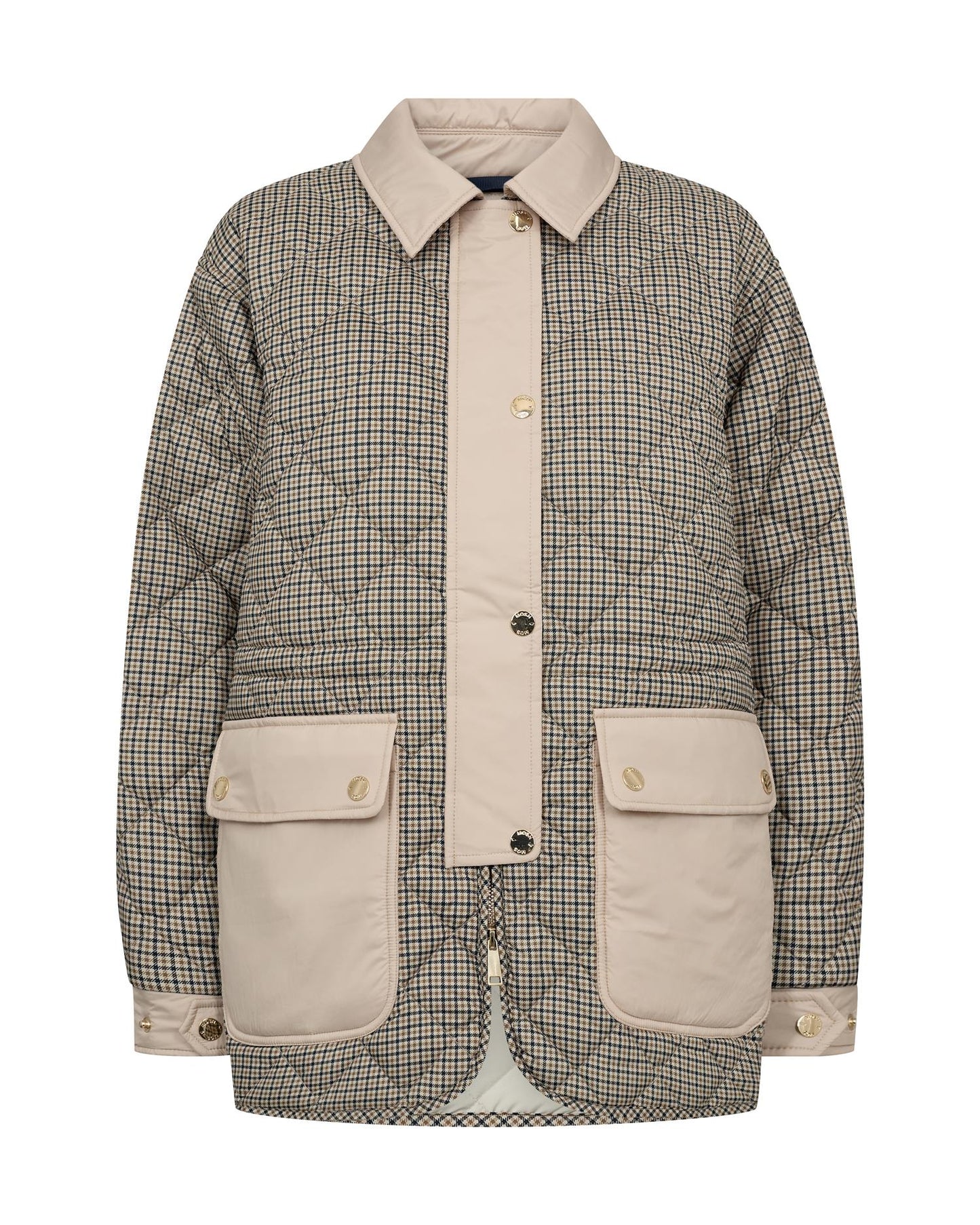 Mos Mosh Anna Rye Check Jacket Doeskin