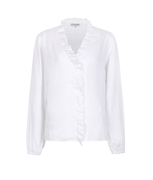 Close to my Heart Lynnie Blouse White