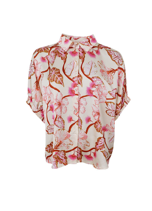 Black Colour Zelene Shirt Blouse Coral