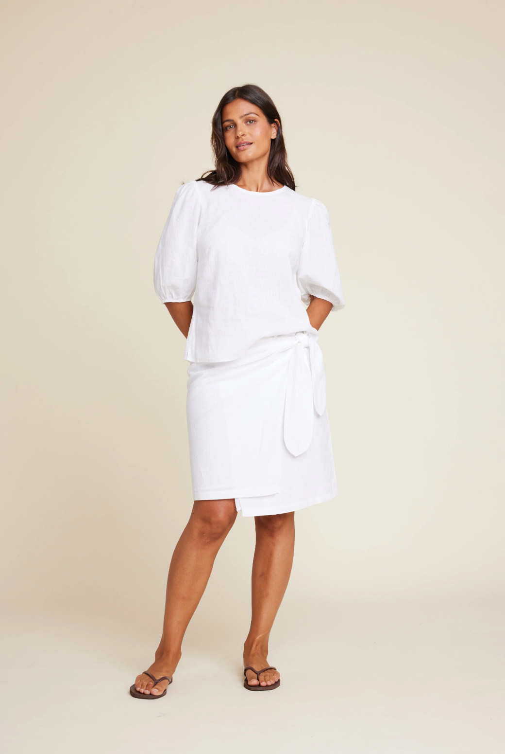 Line of Oslo Isabel Top White