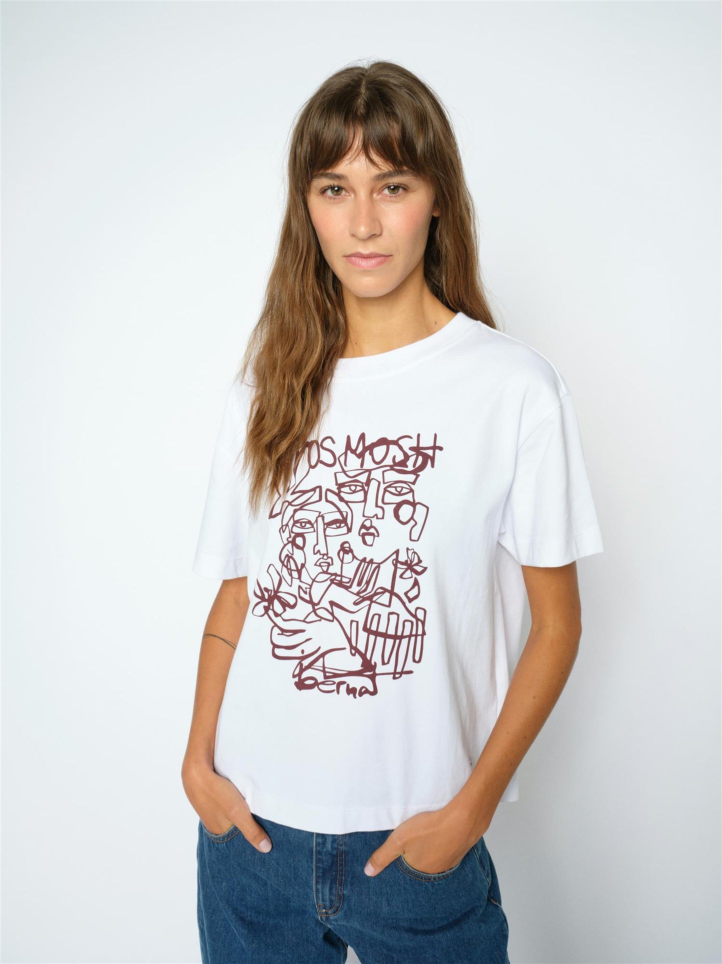 Mos Mosh Bernat SS Tee White