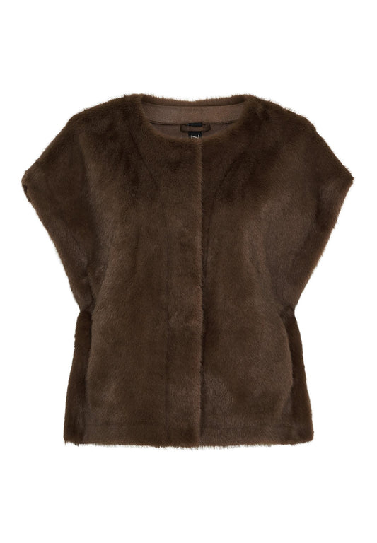 Notyz Valencia Poncho Nature Brown