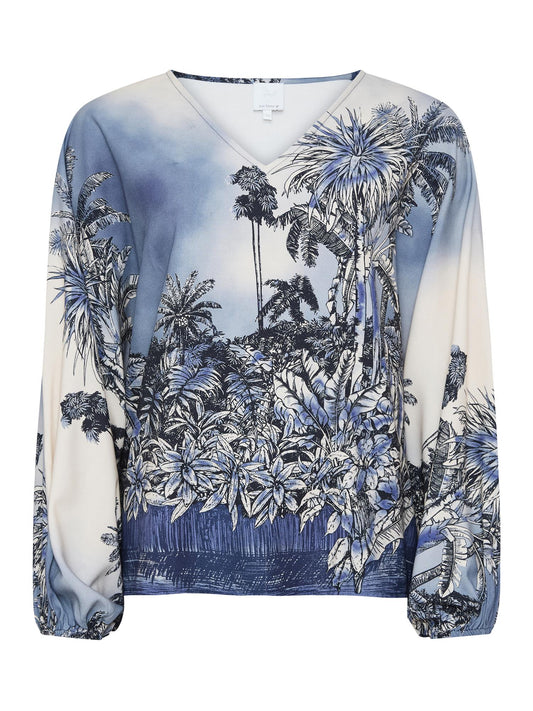 Ane Mone Fiji Blouse Shaded Blue
