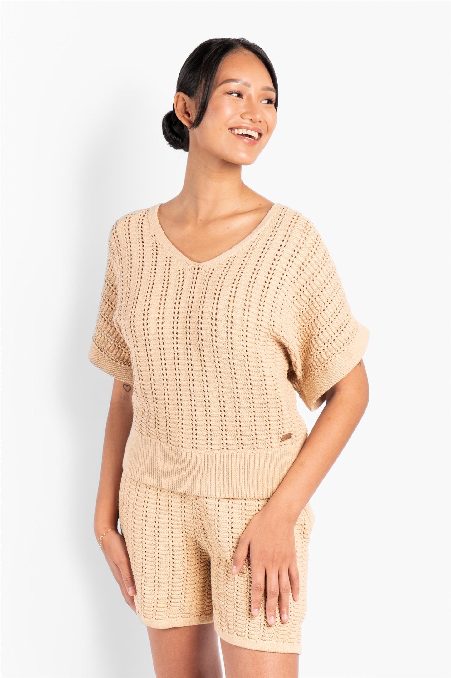 HÉST Dahlia Topp Beige