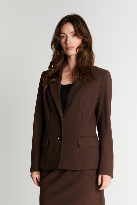 Rue de Femme Comfy Elisia Blazer Chocolat