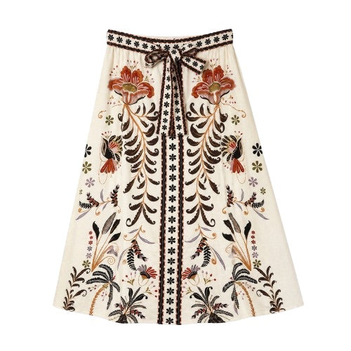Rah Oslo Printed Skirt Print