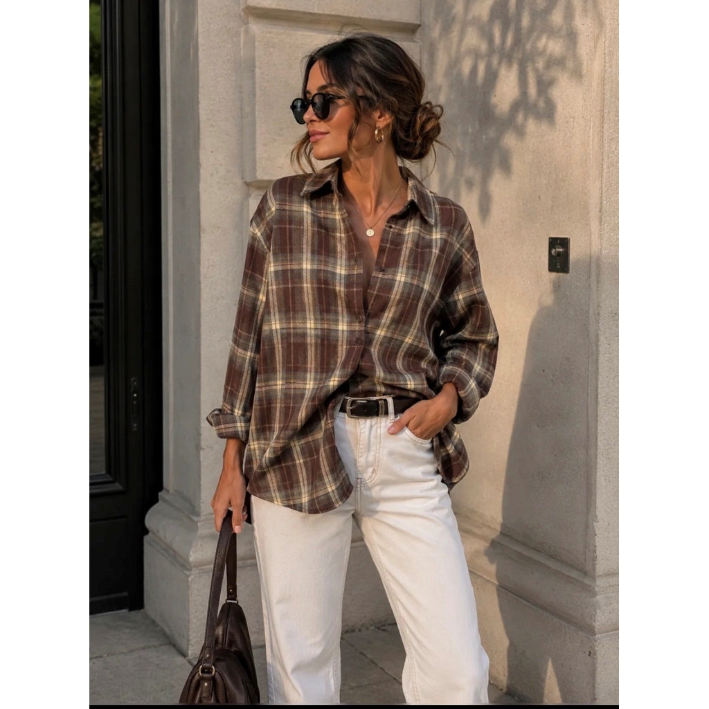 Lecoco Lecoco Jenna Shirt Brown