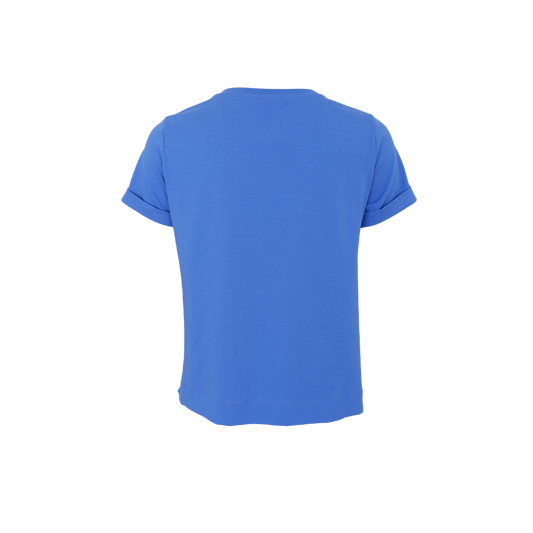 Black Colour May SS Tee Ultra Blue