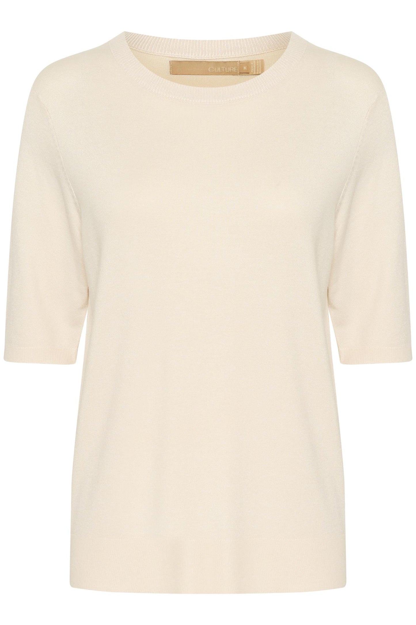Culture Alex Annemette SS Pullover Whitecap
