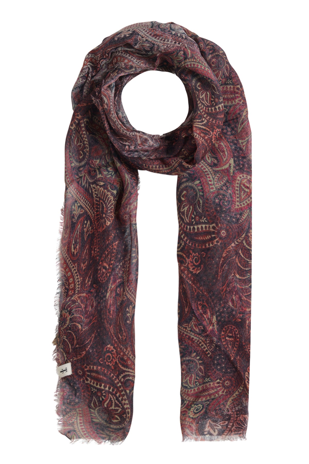 Tif Tiffy Madison Scarf Burgundy