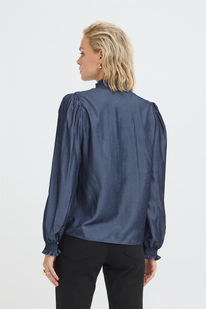 Pulz Chole Blouse Dark Sapphire