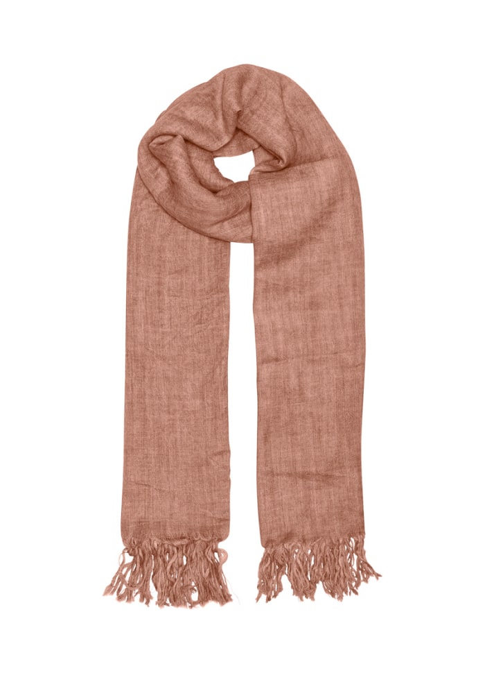 Tif Tiffy Basic Wool Scarf Leather