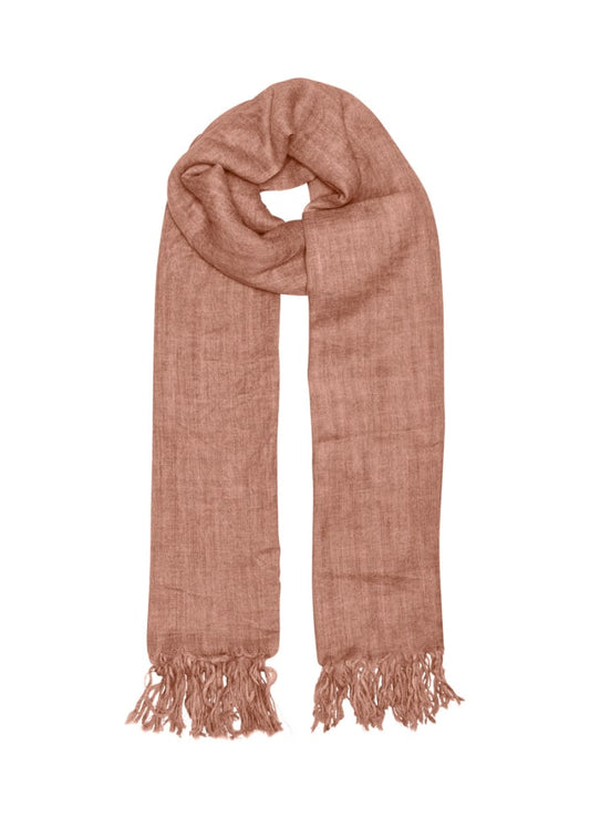 Tif Tiffy Basic Wool Scarf Leather