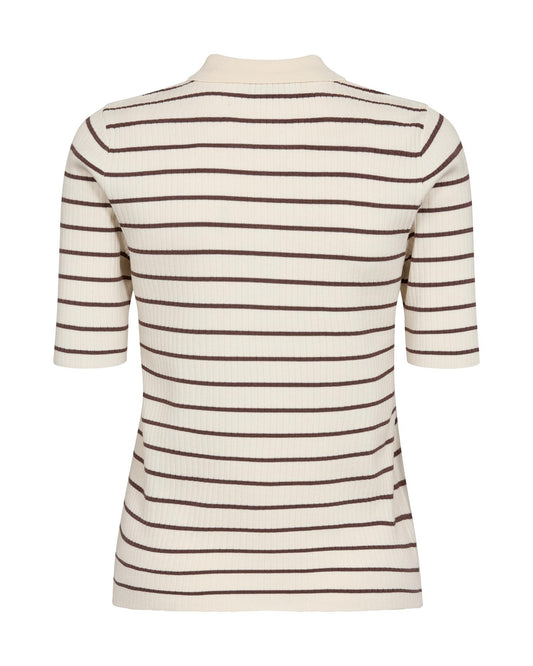 Mos Mosh Caliz Stripe Knit Coffee Quartz
