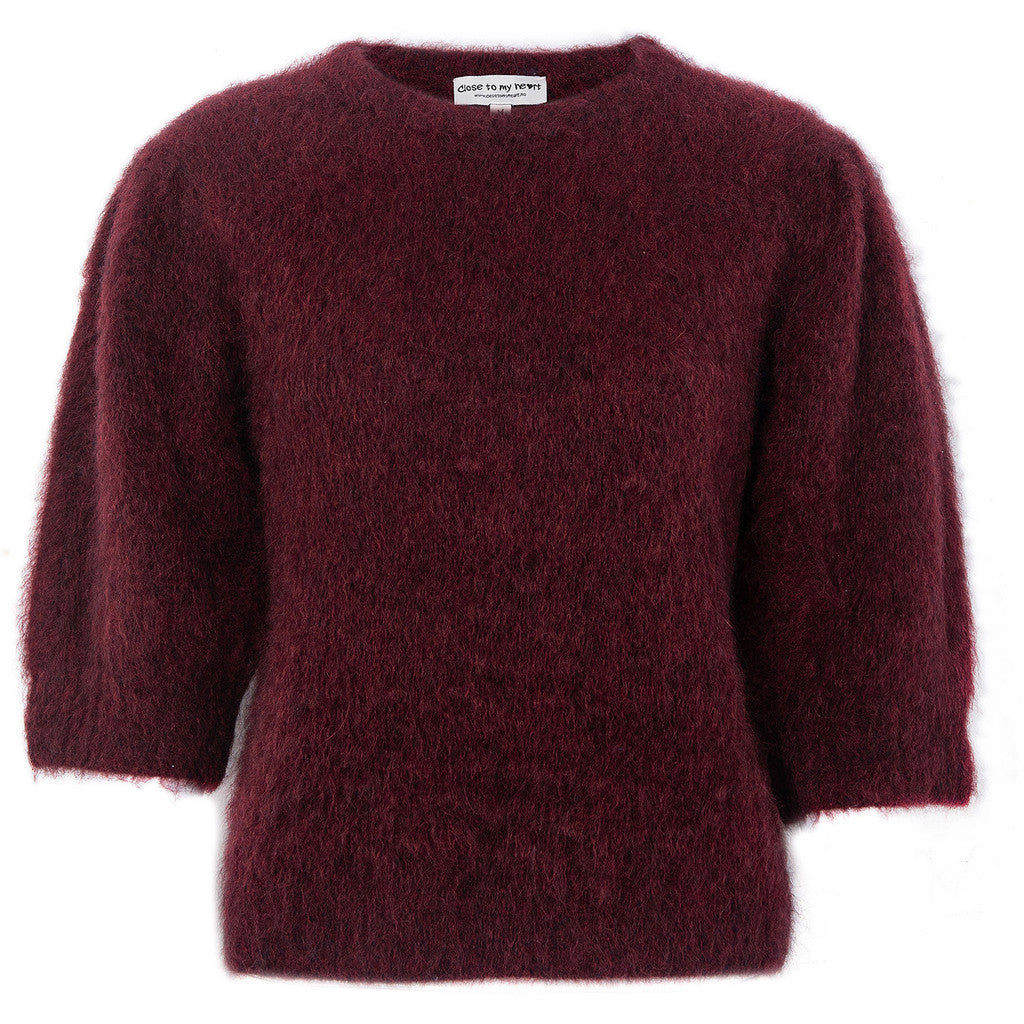 Close to my Heart Gemma Sweater Garnet Red