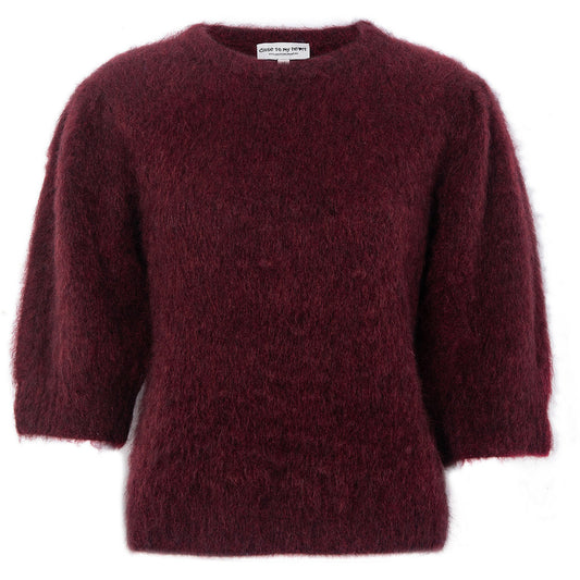 Close to my Heart Gemma Sweater Garnet Red