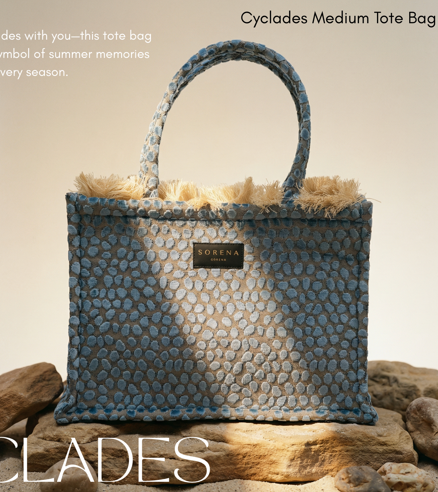 Sorena Cyclades Medium Tote Bag