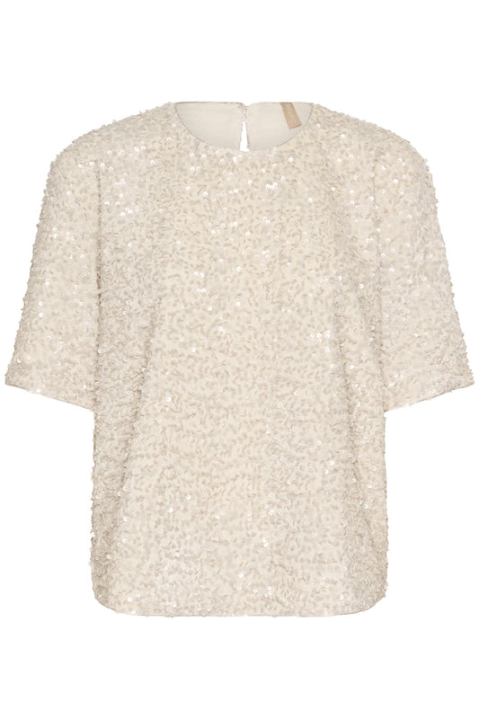 Culture Nali SS Blouse Whitecap
