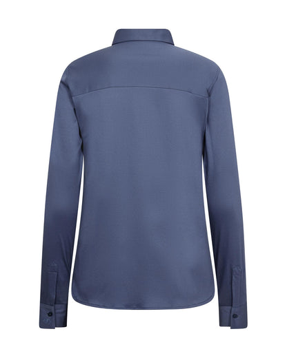 Mos Mosh Tina Jersey Shirt Crown Blue