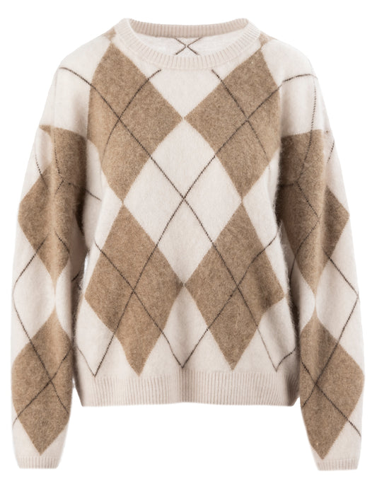 Close to my Heart Cassidy sweater Argyle