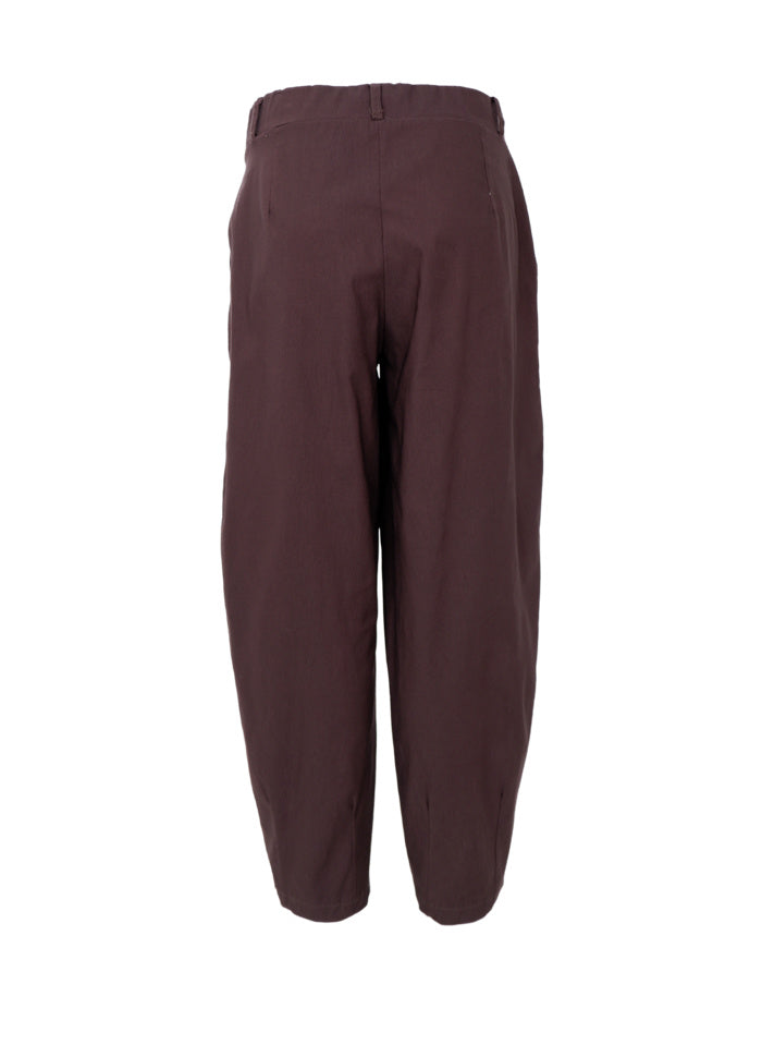 Black Colour Beverly Barrel Pant Coffee