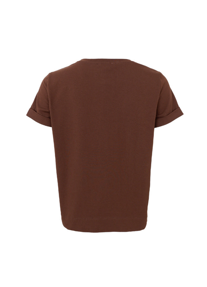 Black Colour May SS Tee Espresso