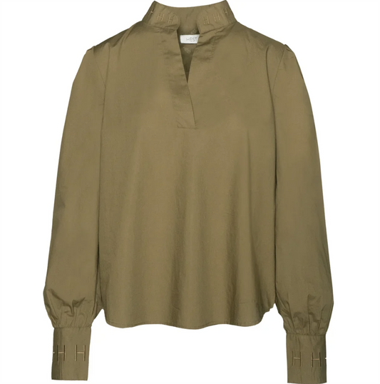 HÉST Mie Blouse Winter Moss
