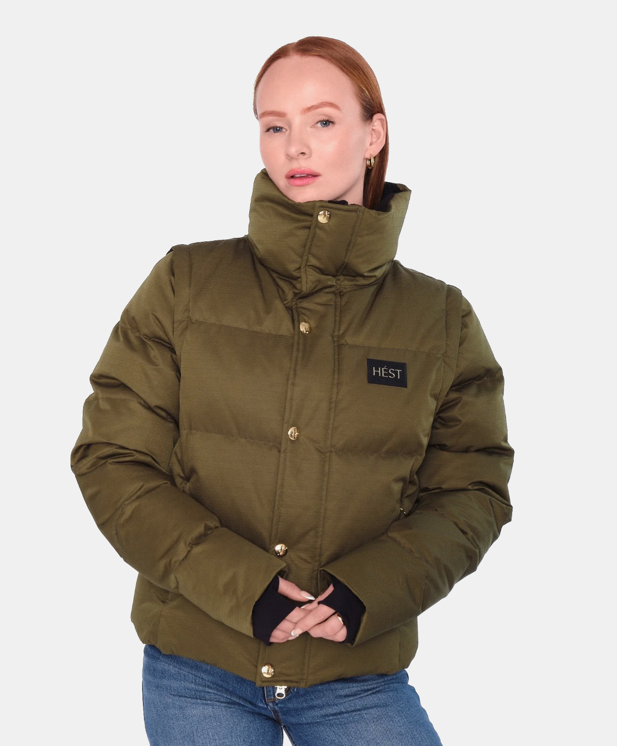 HÉST Edda Down Jacket Winter Moss