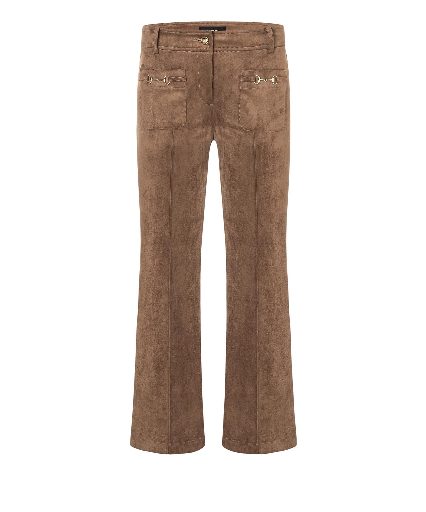 Cambio Farah Patched Pant Mocca Mousse