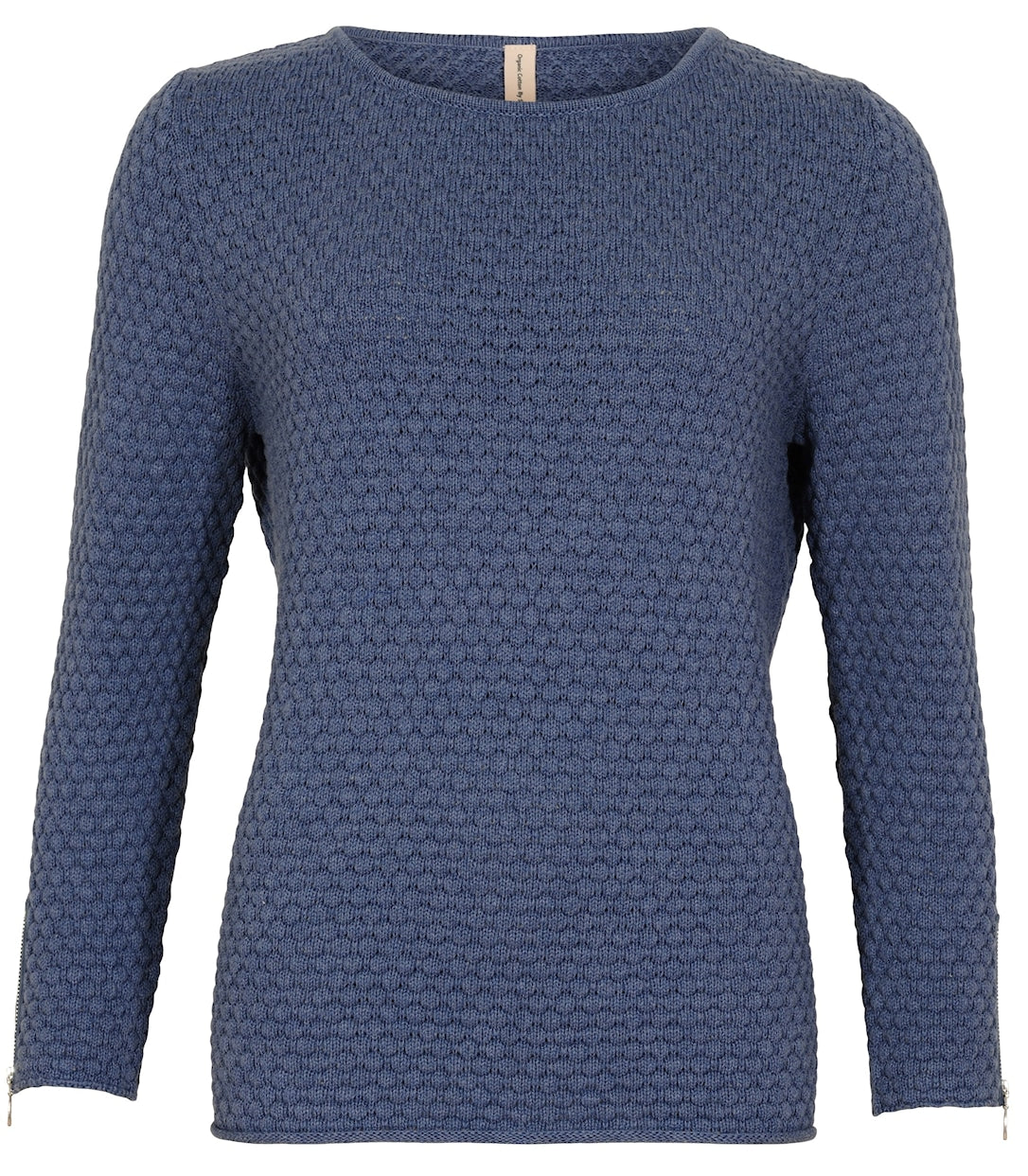 Skovhuus Genser m/ 3/4 arm Blue Melange