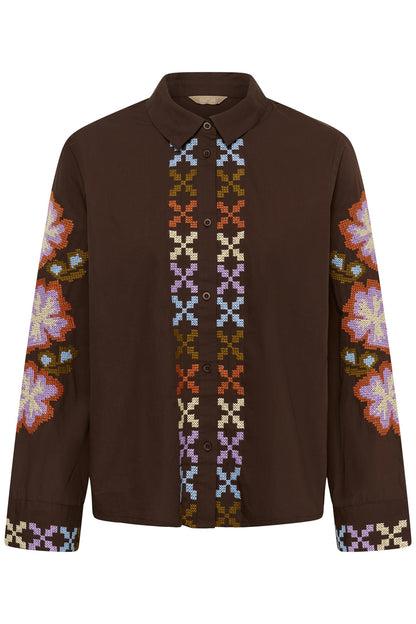 Culture Breezy Shirt Coffee Bean Violet