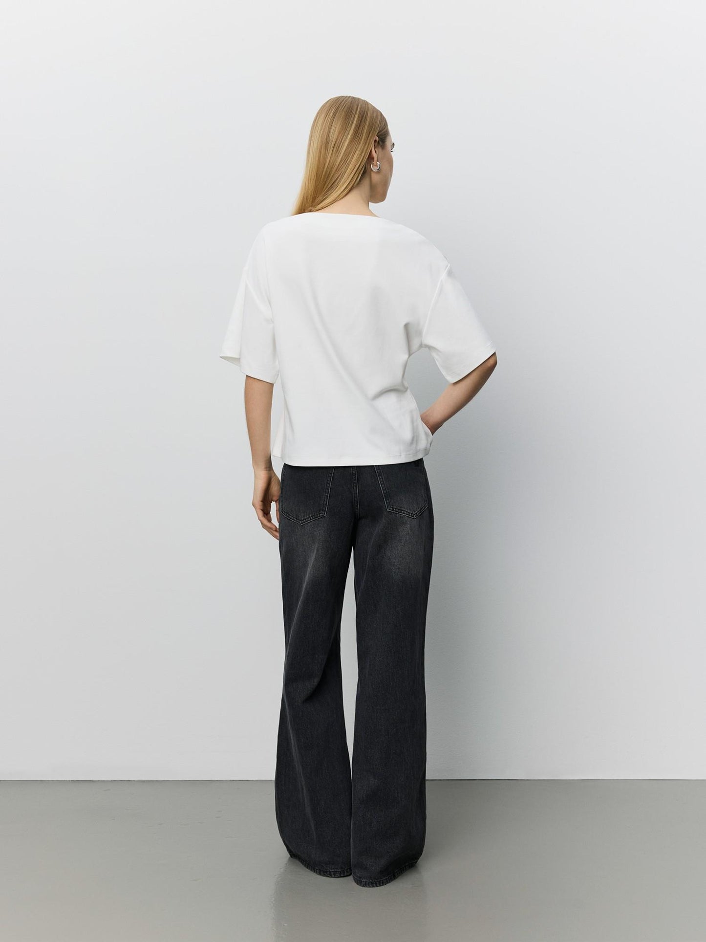 Sofie Schnoor Tea Boatneck T-Shirt Off White