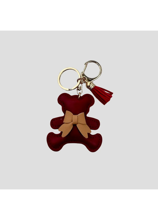 Sticky Bestie Bear Bag Charm Red