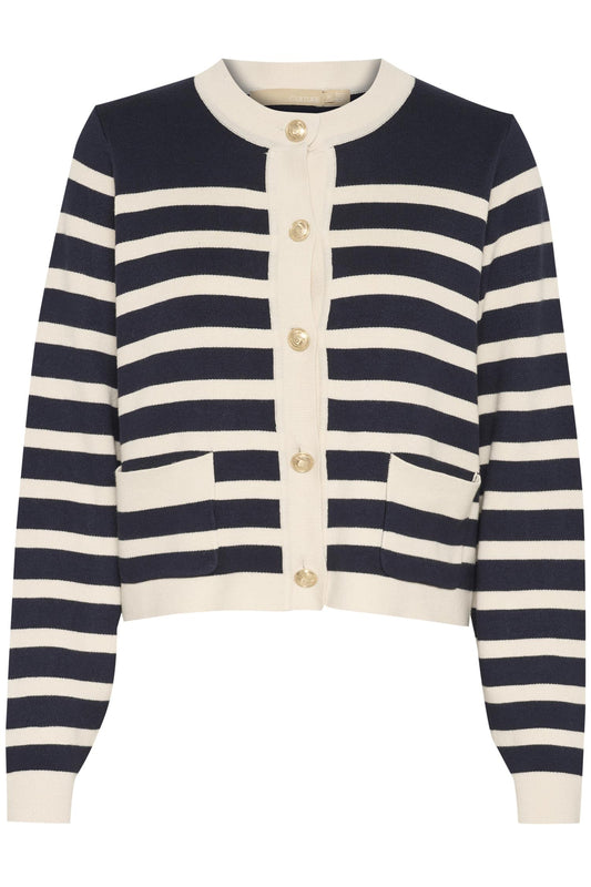 Culture Aio AnneMarie Cardigan Dress Blues/Whitecap