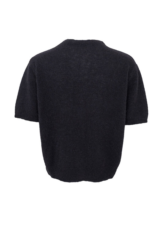 Black Colour Dell SS Cardigan Black