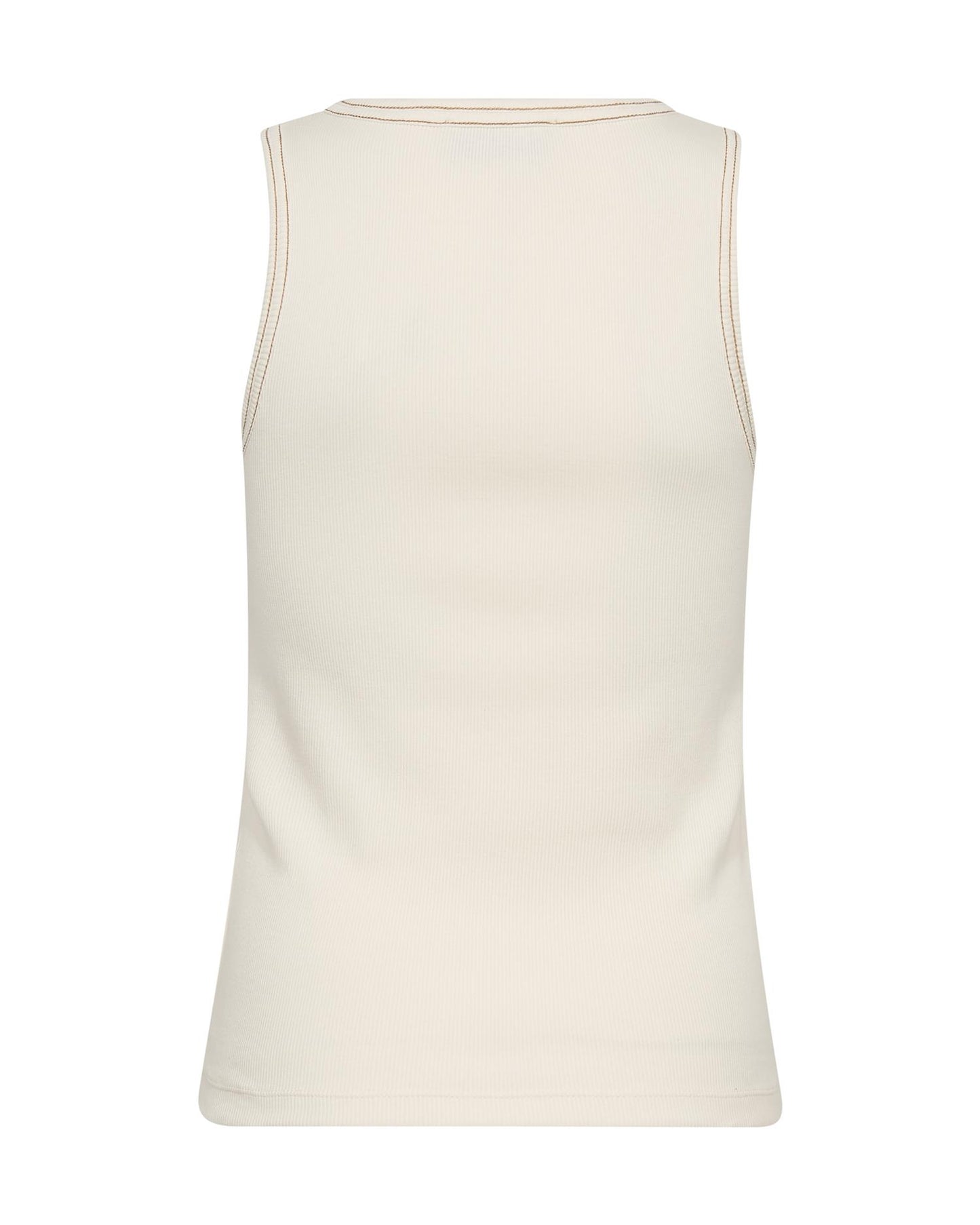 Mos Mosh Ara Rib Tank Top Ecru