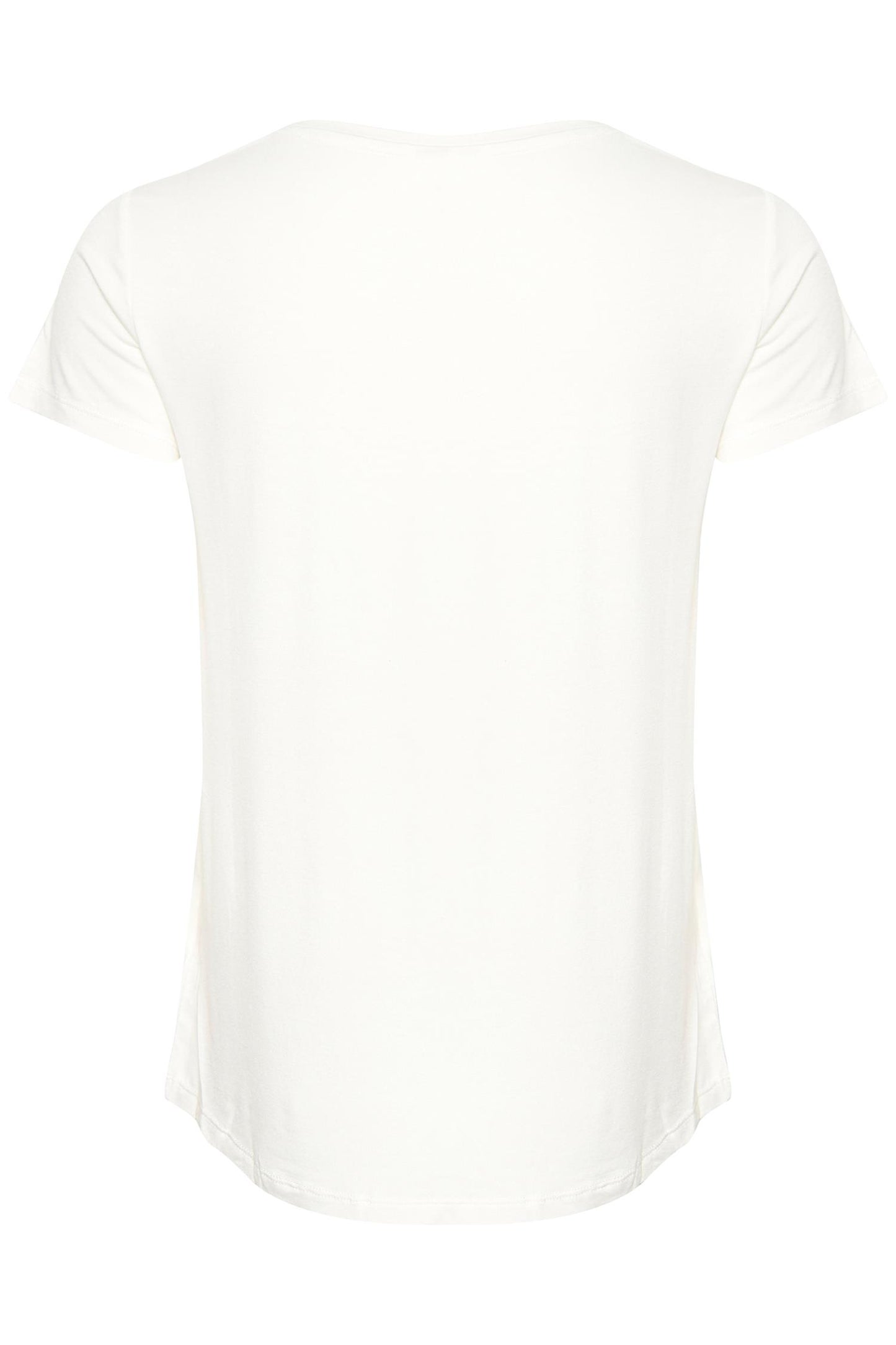 Culture Poppy V-neck T-Shirt Spring Gardenia