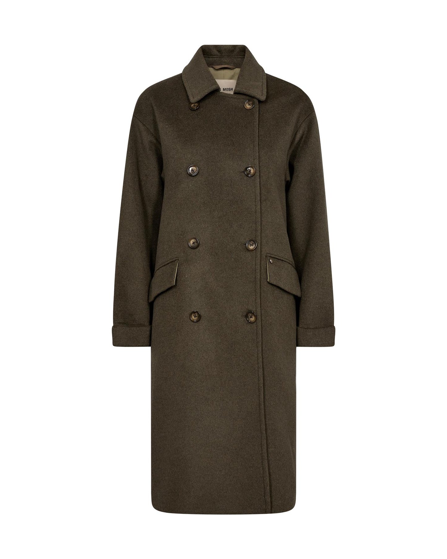 Mos Mosh Venice Wool Coat Forest Night