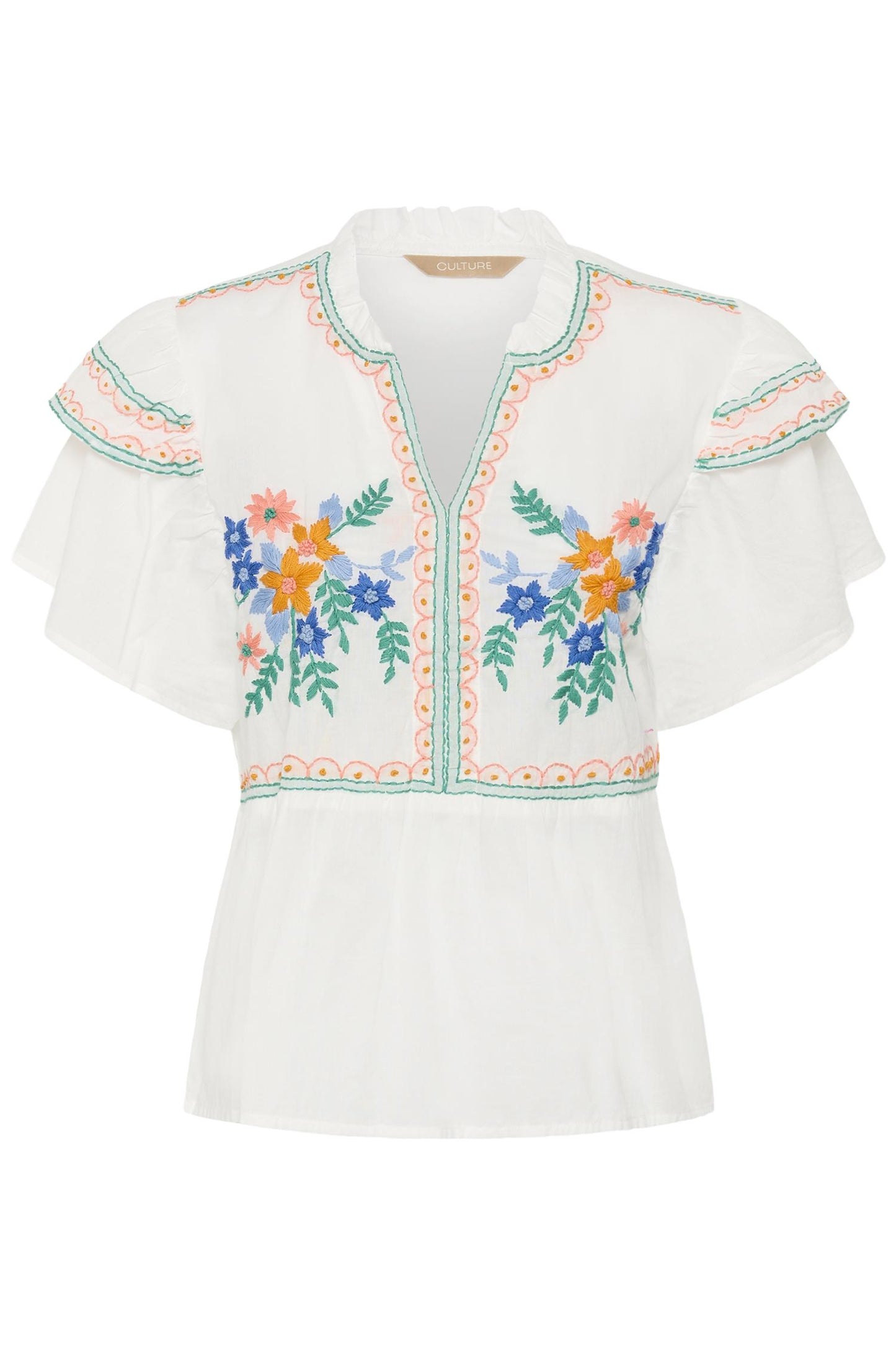 Culture Lucinda Blouse Spring Gardenia
