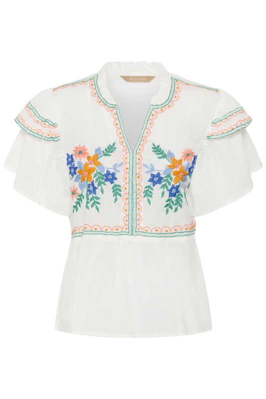 Culture Lucinda Blouse Spring Gardenia