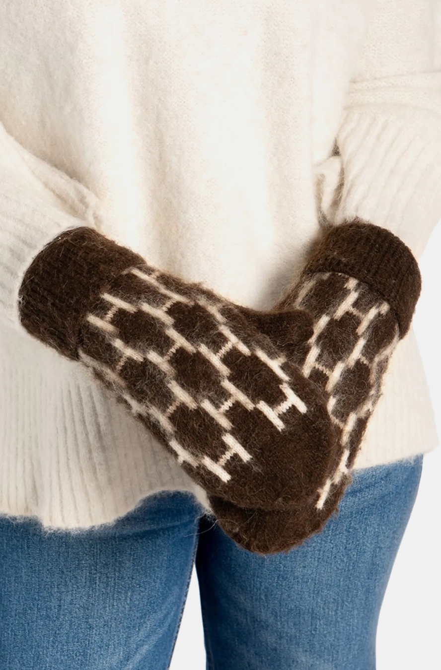 HÉST Gera Mittens Dark Earth