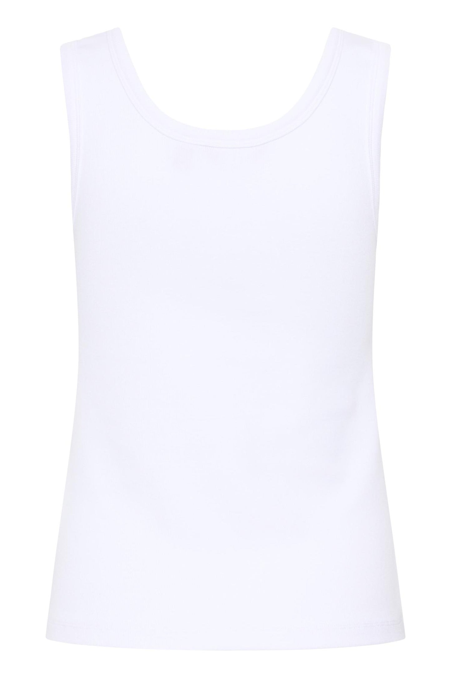 Culture Culture Alyssa Rib Tank Top White