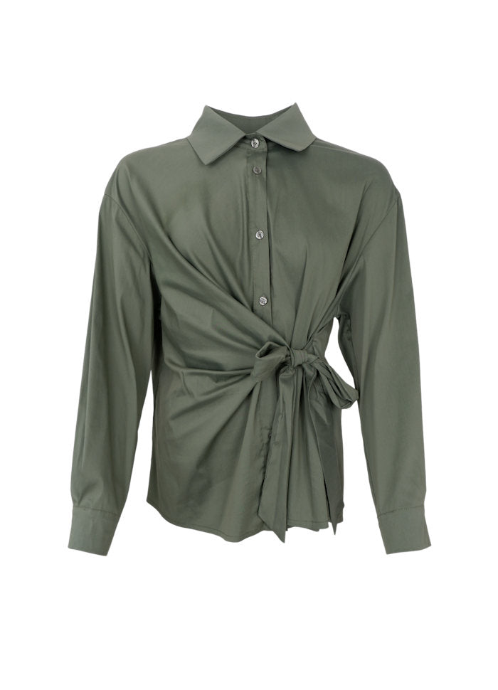 Black Colour Silje Shirt Army